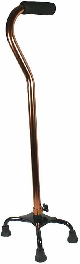 NUBILY Quad Cane Small Base Utmost for 300lbs Metal Frame Walking Canes Durable and Sturdy