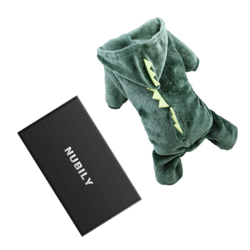 NUBILY Dog Clothes Dog Dinosaur Clothes Animal Jumpsuit Winter Clothes